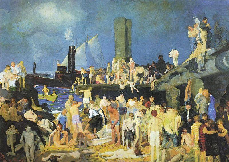 Riverfront No. 1, George Wesley Bellows